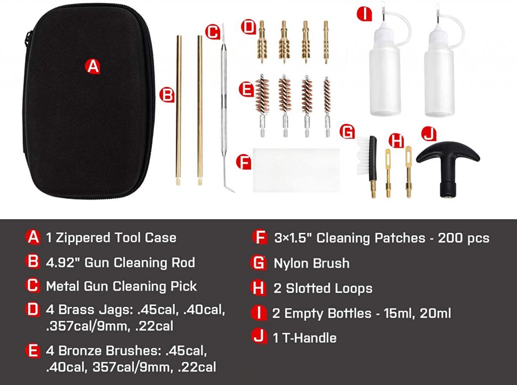 GLORYFIRE Handgun Cleaning Kit